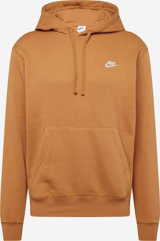 هودی مردانه برند نایک nike نارنجی اصل اورجینال باکیفیت گرم استوک کلاه سویشرت زمستان پاییز پسرانه