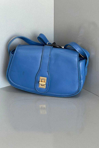 کیف زنانه کوچک رنگ آبی نفتی رودوشی استوک اصل اورجینال زنونه دخترانه دخترونه دستی مکس max