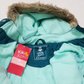 کاپشن بچگانه دخترانه برند کیکی و کوکو kiki&koko اورجینال سبز بنفش استوک زمستونی ترب پی اقساطی آکبند