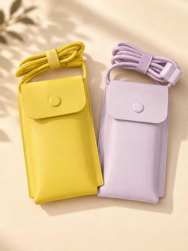 کیف موبایل و کارت برند accessories صورتی