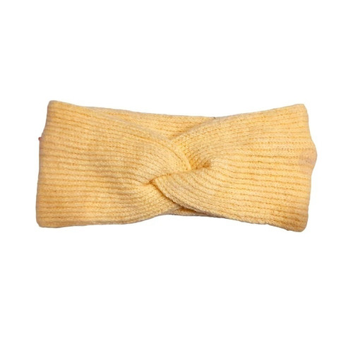 هد بافت accesories رنگ زرد پاستلی زنانه دخترانه استوک اورجینال ترب پی اقساطی آکبند آلمانی کاموایی