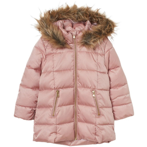 خرید کاپشن بچگانه دخترانه اچ اند ام H&M کالباسی ساده استوک اورجینال ترب پی اقساطی زمستون ضدآب بادوام