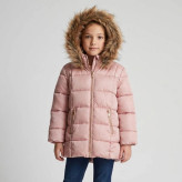 خرید کاپشن بچگانه دخترانه اچ اند ام H&M کالباسی ساده استوک اورجینال ترب پی اقساطی زمستون ضدآب بادوام