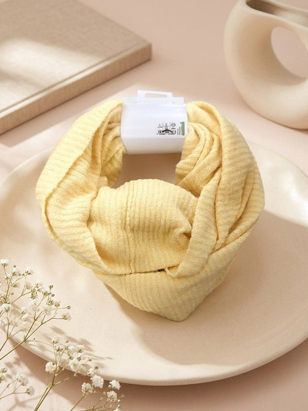 رینگ زنانه بافت برندaccessoriesزرداستوک اورجینال دخترانه شال گردن پاستلی ترب پی اقساطی بادوام آلمانی
