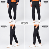 خرید شلوار جاگر مردانه اسمارا Esmara Joggers مشکی استوک اورجینال ترب پی اقساطی سیاه آلمانی پیاده روی