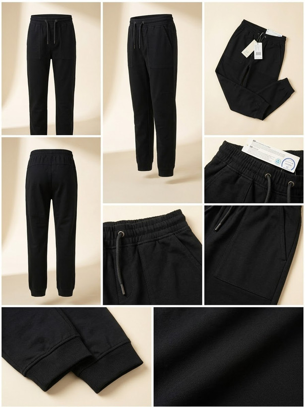 شلوار جاگر مردانه برند اسمارا Esmara مدل Joggers رنگ مشکی