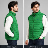 پافر (جلیقه پفدار)آلمانی برند Polo اورجینال رنگ سبز